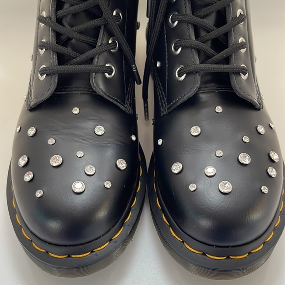 Dr. Martens x Swarovski 1460 Leather Lace up Boots. - Picture 6 of 10